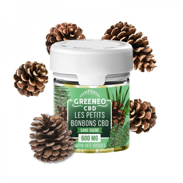 Bonbon CBD sapin des Vosges | GREENEO