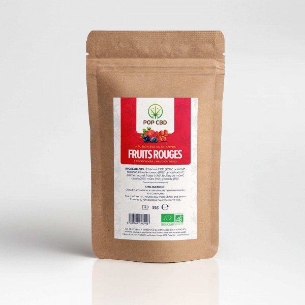 Tisane CBD bio fruits rouges | POP CBD