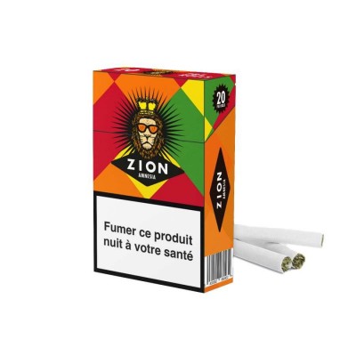 Paquet de 20 cigarettes Amnesia haze ZION CBD