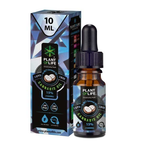 Huile CBD 15% full spectrum coco | PLANT OF LIFE