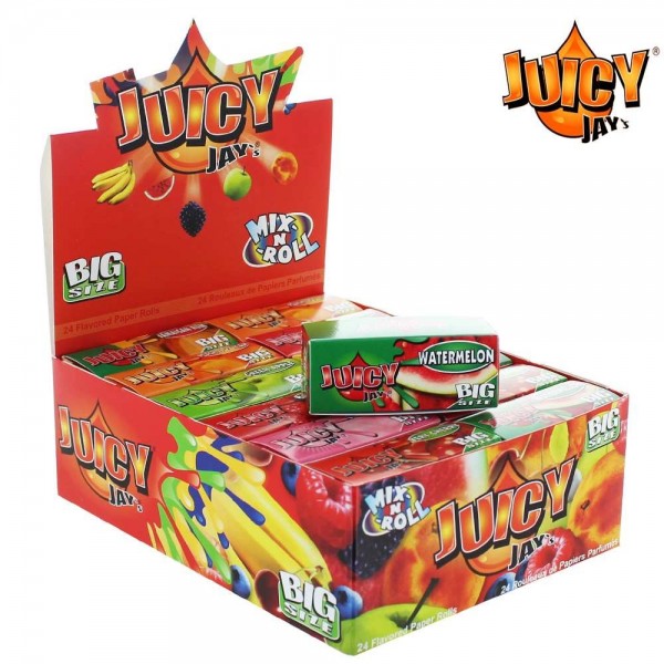 Feuille Roll Parfumées 24 Rouleaux JUICY JAY'S
