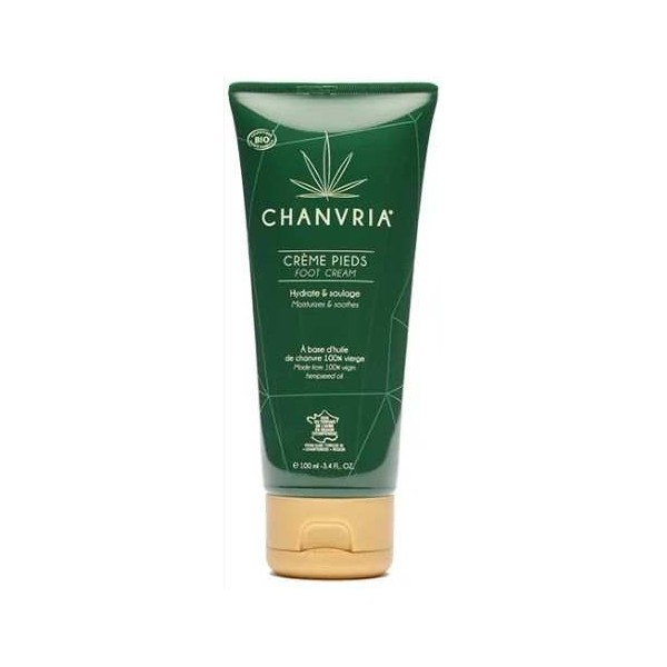 Crème pieds huile de chanvre bio | CHANVRIA