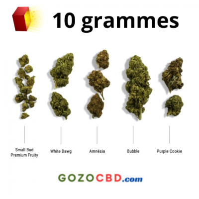 Coffret découverte débutant 10 grammes de fleurs CBD