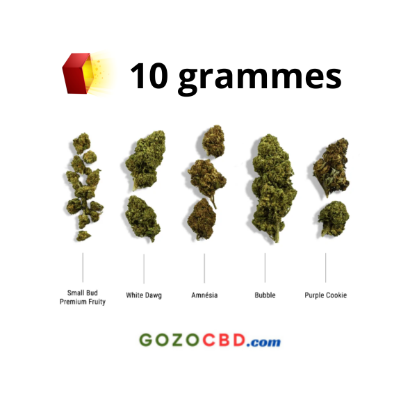 Coffret découverte débutant 10 grammes de fleurs CBD