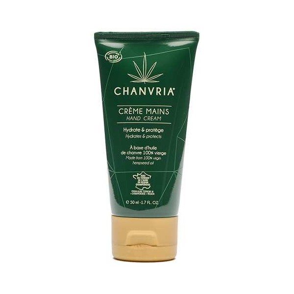 Crème mains huile de chanvre bio | CHANVRIA