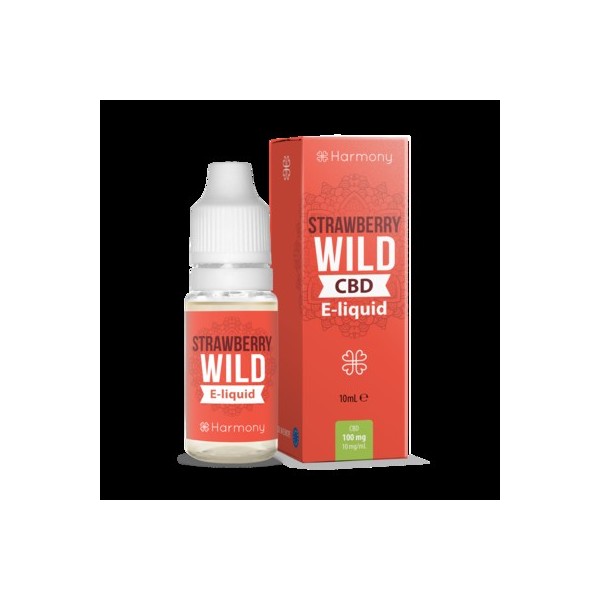 E-liquide CBD Strawberry Wild Harmony sans nicotine