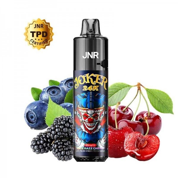 Puff Joker 24K JNR Blue Razz Cherry Rechargeable