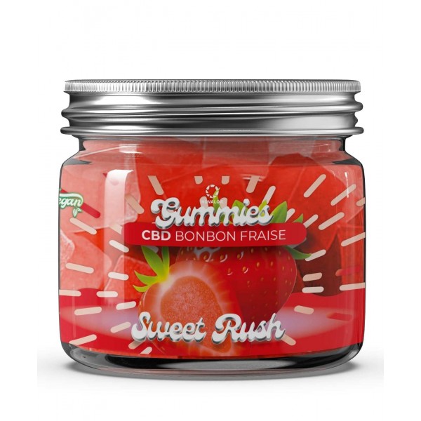Gummies CBD Confort Sweet Rush Fraise 10mg CBD