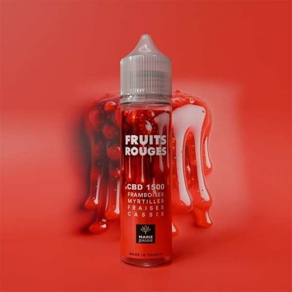 E-liquide CBD Fruits Rouges 50ml Marie Jeanne - CBD Isolat 1500mg/2500mg