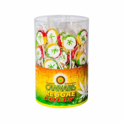 Sucette cannabis reggae -...