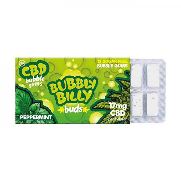 Chewing-gum CBD menthe poivrée | BUBBLY BILLY