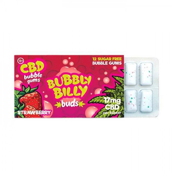 Chewing-gum CBD fraise | BUBBLY BILLY