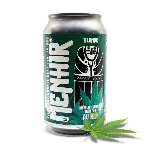 Bière CBD - canette 33cl | MENHIR