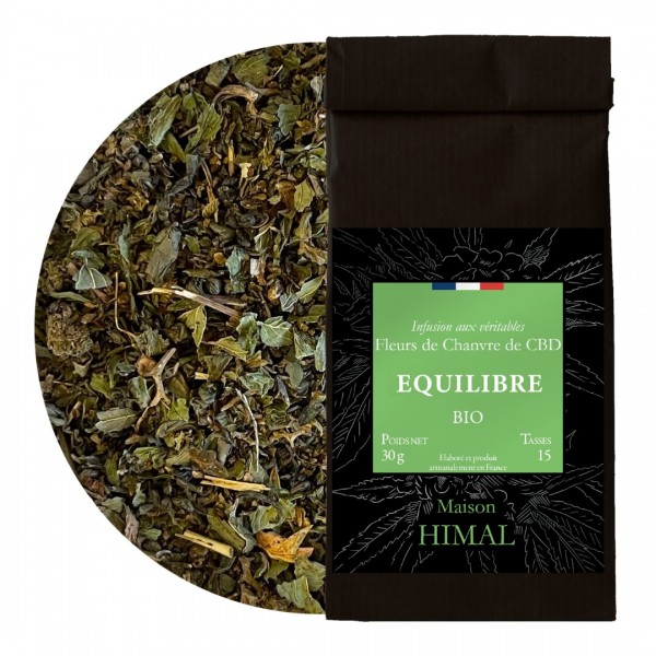 Tisane CBD bio équilibre - en vrac | MAISON HIMAL