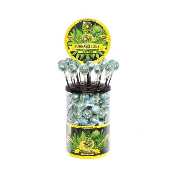 Sucette cannabis energy skunk - 100 pcs | MULTITRANCE