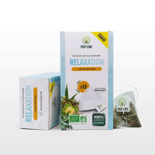 Tisane CBD Bio Relaxation POP CBD - 12 sachets