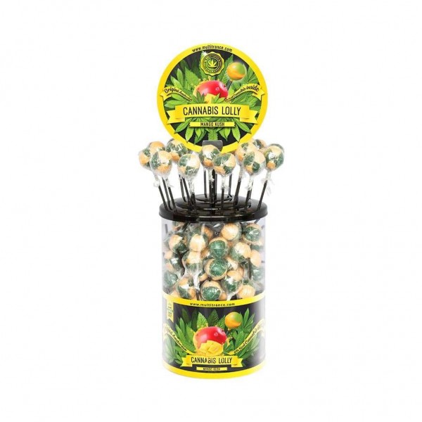 Sucette cannabis mangue - 100 pcs | MULTITRANCE