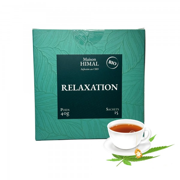 Tisane CBD bio relaxation | MAISON HIMAL