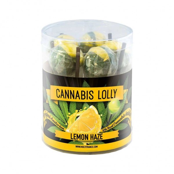 Sucette cannabis citron - 10 pcs | MULTITRANCE