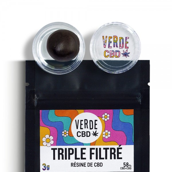 Résine CBD 3X TRIPLE FILTRÉ 3gr | VERDE CBD