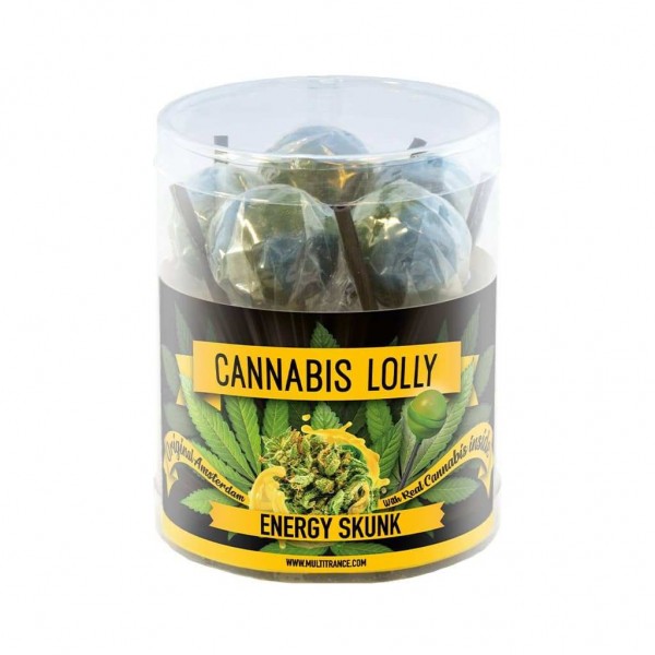 Sucette cannabis energy skunk - 10 pcs | MULTITRANCE